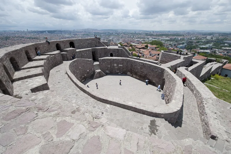 Le château d'Ankara (Ankara Kalesi) — une forteresse surplombant la capitale turque