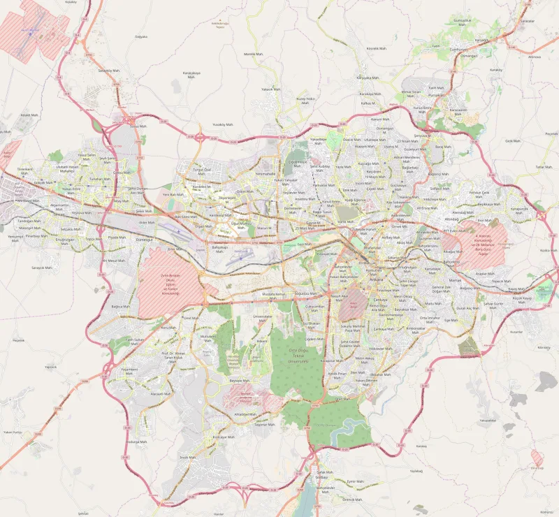 Le château d'Ankara (Ankara Kalesi) — une forteresse surplombant la capitale turque